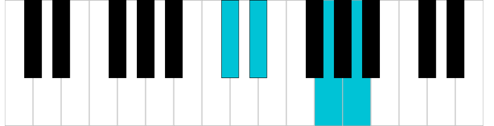 La 7 dominante ♭5, rivolto 1