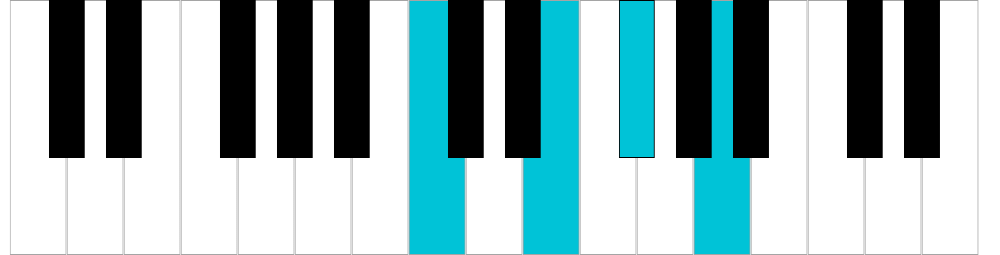 Sol♭/Fa♯ semidiminuito, rivolto 3