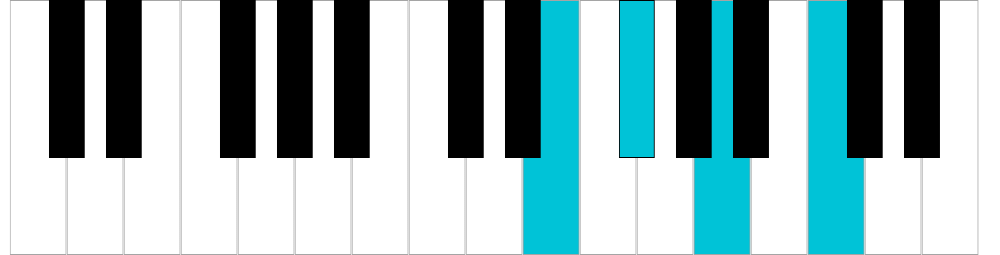 Sol♭/Fa♯ semidiminuito, rivolto 2